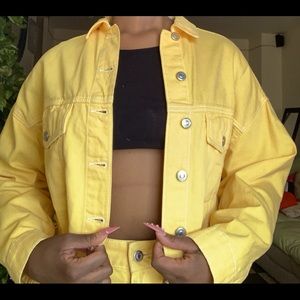 Cropped Topshop Jean Jacket